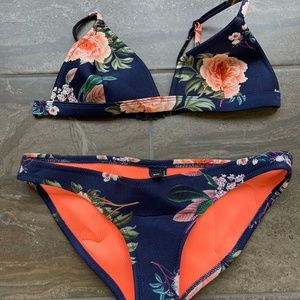 Triangl Neoprene Floral Bikini